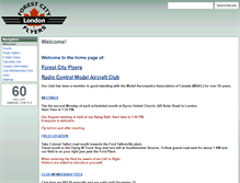 Tablet Screenshot of forestcityflyers.com